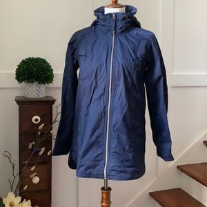 Beautiful cut Lululemon blue rain jacket, 6
